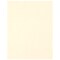PA Paper Accents Smooth Cardstock 8.5" x 11" French Vanilla, 74lb colored cardstock paper for card making, scrapbooking, printing, quilling and crafts, 25 piece pack